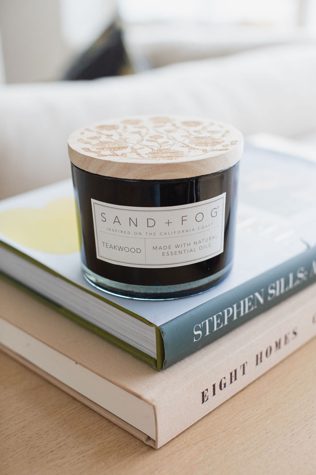 Sand Fog Teakwood 12 oz scented candle - Image 5