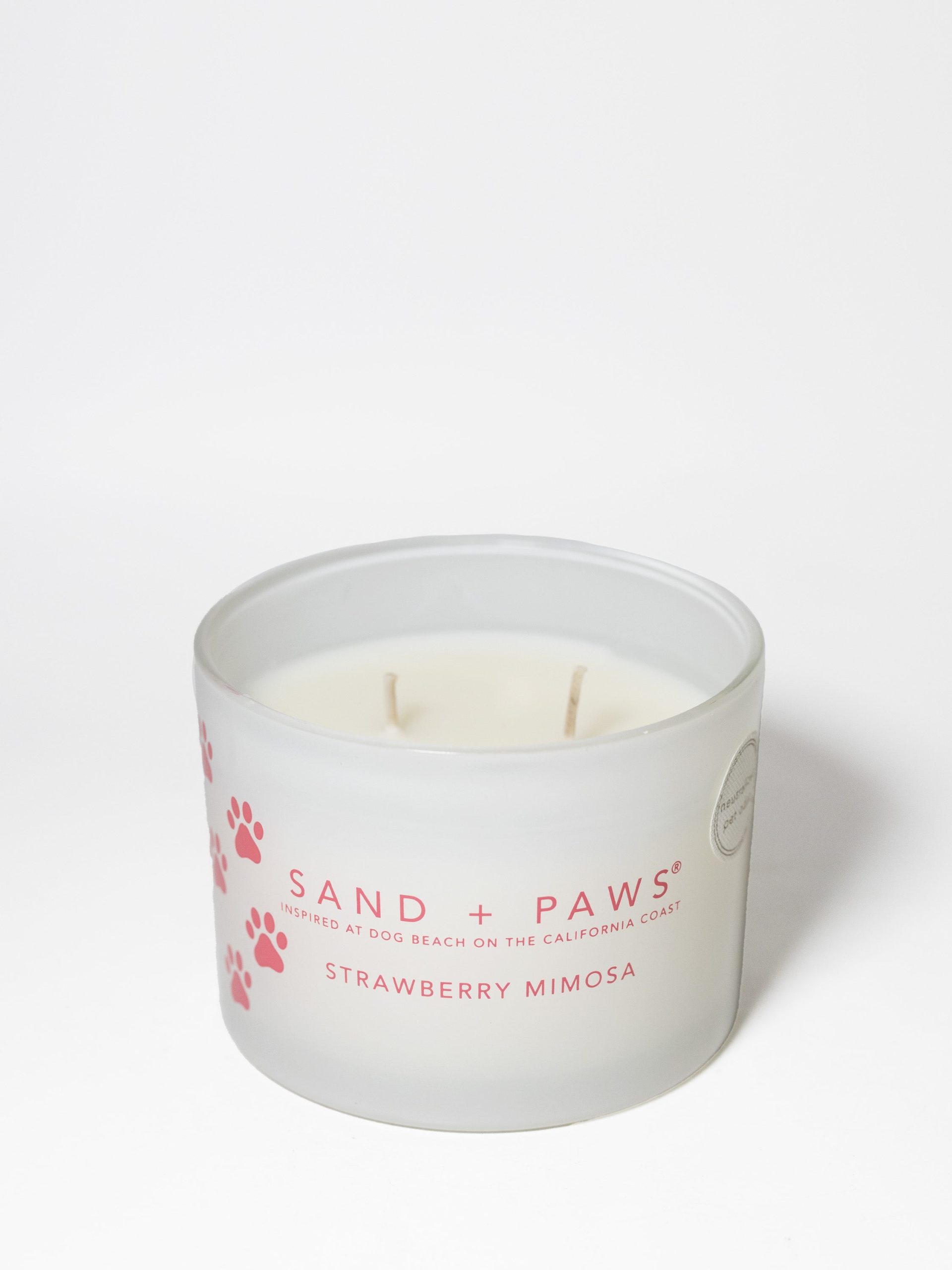 Sand Fog Sand + Paws Strawberry Mimosa 12 oz scented candle - Image 3